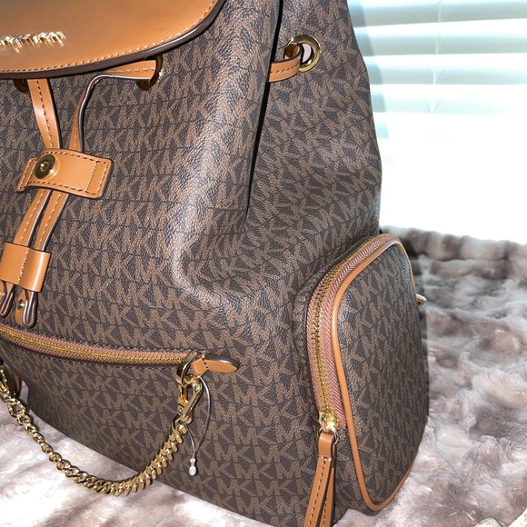 Michael Kors JET SET ITEM brown backpack main image 8